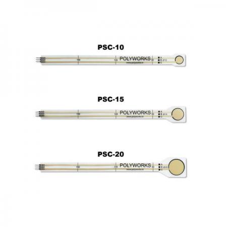 디바이스마트,센서 > 압력/힘(Force)센서 > 압력센서/트랜스듀서,폴리웍스,필름형 힘/압력 센서(PSC Series) - 10,필름형 힘,압력 센서 / 감지영역 : 10pi / 두께 : 0.23mm / 연결 : 3Pin - 2.54mm피치