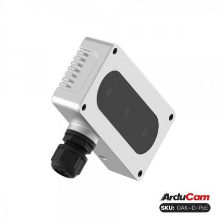 디바이스마트,MCU보드/전자키트 > 인공지능/임베디드/산업용 > 인공지능/머신러닝 > 인공지능 카메라/비젼,ArduCAM,OpenCV AI Kit OAK-D-POE: OV9282×2+IMX378+Intel Movidius Myriad X for Depth AI OAK [OAK-D-POE],Depth AI 프로젝트를 위한 스테레오 RGB 카메라 / OV9282(120fps), IMX378(60fps) 센서 기반 / 802.3af, Class 3 PoE(1000BASE-T) / USB 3.1 Gen1 (Type-C) / on-board eMMC / NOR flash / OpenCV