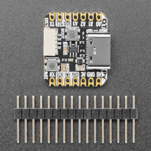 디바이스마트,오픈소스/코딩교육 > 파이썬/IoT 개발 보드 > RP2040/RP2350,Adafruit,Adafruit QT Py RP2040 [ada-4900],초소형 개발 보드 / RP2040 기반 듀얼 ARM Cortex-M0+ @ 133MHz / 264kB RAM / 3.3V 로직 및 전력에서 실행
