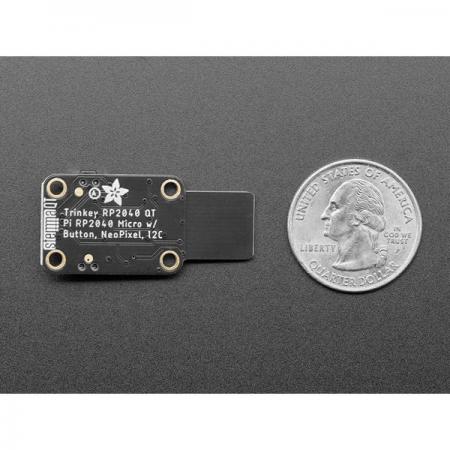 디바이스마트,오픈소스/코딩교육 > 라즈베리파이 > 라즈베리파이 확장보드/HAT,Adafruit,Adafruit Trinkey QT2040 - RP2040 USB Key with Stemma QT [ada-5056],컴퓨터나 랩탑의 USB A 포트에 연결 가능 /  RP2040 기반 듀얼 ARM Cortex-M0+ @ 125MHz  / 3.3V logic / 264 KB RAM / 8MB SPI 플래시 메모리