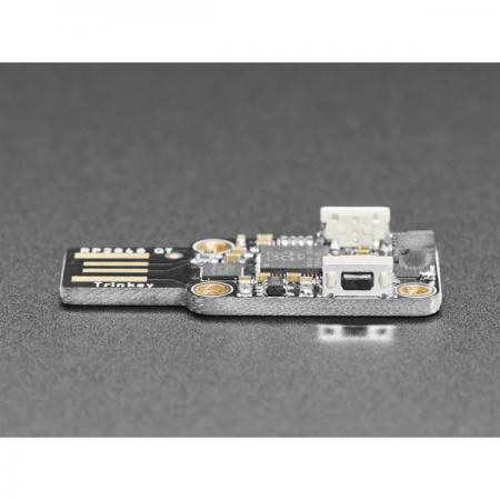 디바이스마트,오픈소스/코딩교육 > 라즈베리파이 > 라즈베리파이 확장보드/HAT,Adafruit,Adafruit Trinkey QT2040 - RP2040 USB Key with Stemma QT [ada-5056],컴퓨터나 랩탑의 USB A 포트에 연결 가능 /  RP2040 기반 듀얼 ARM Cortex-M0+ @ 125MHz  / 3.3V logic / 264 KB RAM / 8MB SPI 플래시 메모리