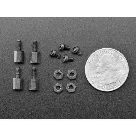 디바이스마트,오픈소스/코딩교육 > 라즈베리파이 > 아답터/방열판/OS/기타,Adafruit,Stacking M2.5 Hardware Kit for STEMMA QT and RP2040 Trinkey [ada-5248],Trinkey QT2040용  M2.5 하드웨어 키트 / M2.5 MF 육각 스탠드오프 4개  / 육각 너트 4개 / 나사 4개(높이4mm) 포함