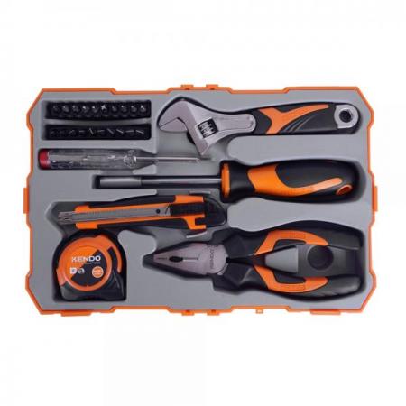 디바이스마트,수공구/전자공구/전동공구 > 작업공구 > 플라이어류 > 그립플라이어,KENDO,켄도 우리집 공구세트 26P [K86128],공구세트 86128,가정에서 사용하기 쉽고 간단한 공구세트