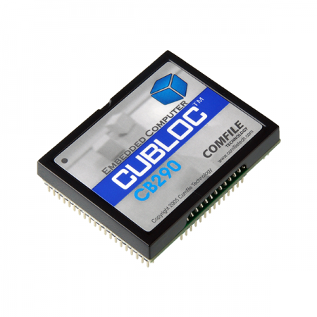 디바이스마트,MCU보드/전자키트 > 인공지능/임베디드/산업용 > PLC,COMFILE TECHNOLOGY,CUBLOC [CB290],PCB에 장착할 수 있는 반도체형 큐블록 코어 제품 / FLASH : 80KB / I/O : 91 / SERIAL : 1
