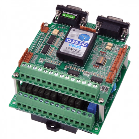 디바이스마트,MCU보드/전자키트 > 인공지능/임베디드/산업용 > PLC,COMFILE TECHNOLOGY,CUBLOC [CUSB-22R],전원 사양 : AC85V ~264V / 입력 : DC24V 11점, 고속카운터 2점 / 출력 : Relay 접점 10점, PWM 6점