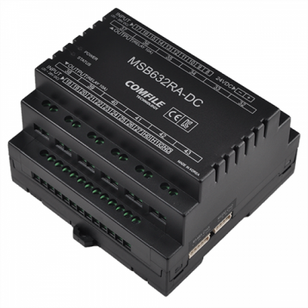 디바이스마트,MCU보드/전자키트 > 인공지능/임베디드/산업용 > PLC,COMFILE TECHNOLOGY,CUBLOC [MSB632RA-DC],산업현장에서 바로 응용할 수 있는 형태의 케이스형 CUBLOC 콘트롤러 / 입력 : DC 20점 / 출력 : RELAY 12점 (10A)