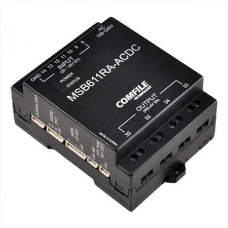 디바이스마트,MCU보드/전자키트 > 인공지능/임베디드/산업용 > PLC,COMFILE TECHNOLOGY,CUBLOC [MSB611RA-ACDC],산업현장에서 바로 응용할 수 있는 형태의 케이스형 CUBLOC 콘트롤러 / 입력 : DC 7점 / 출력 : RELAY 4점 (5A)