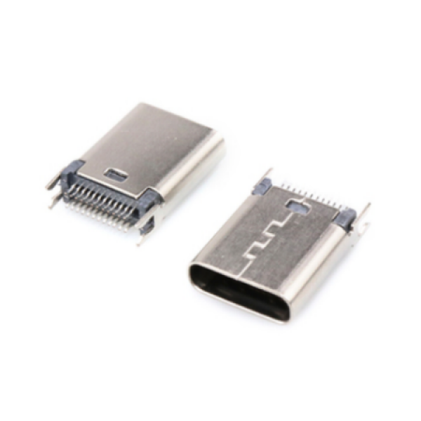C-TYPE USB 3.1 커넥터  24pin PCB SMT female Vertical 180도 [SZH-SDH001]