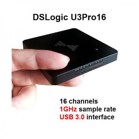 디바이스마트,MCU보드/전자키트 > 개발용 장비 > 아날라이저,DreamSourceLab,DSLogic U3Pro16 USB 로직 아날라이저,로직 아날라이저 / Channels : 16 / Max Sample Rate : 1GHz / Max Sample Depth : 16G stream / 2G buffer / Trigger : 16 stages-protocol trigger / USB 3.0 C타입