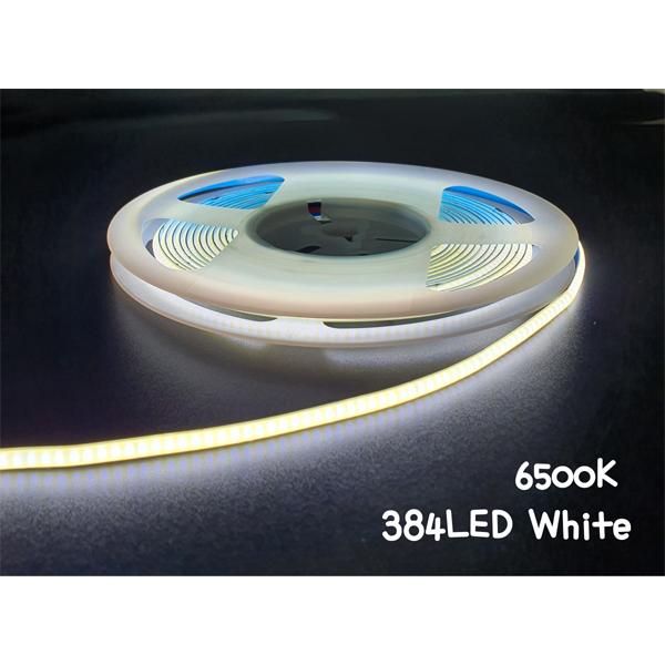COB LED STRIP 12V, 고밀도 플랙시블 저전력 LED 5mm/5M Reel 6500K White [SZH-COB002]