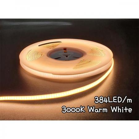 디바이스마트,LED/LCD > LED 인테리어조명 > 플렉서블 LED,samgu electro,COB LED STRIP 12V, 고밀도 플랙시블 384LED 5mm/5M Reel 3000K warm white [SZH-COB012],COB LED 스트립 / 12V, 10W / 웜화이트 (Warm White) 3000K  / 폭 :5mm / 길이 :5m 롤 / 384 led