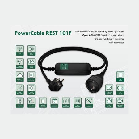 디바이스마트,컴퓨터/모바일/가전 > 가구/사무용품/공구 > 멀티탭/전기용품 > 멀티탭,모리아하이테크,NETIO PowerCable REST 101F (1구 Schuko, Wi-Fi) 전력측정·WatchDog 기능, 스마트 소켓,산업용 멀티 콘센트 1구 / LAN이 필요없는 와이파이 연결 / 전기 매개변수 측정가능 / 모바일 웹을 통한 원격제어 / 특정시간에 켜고 끄는 스케줄러 기능