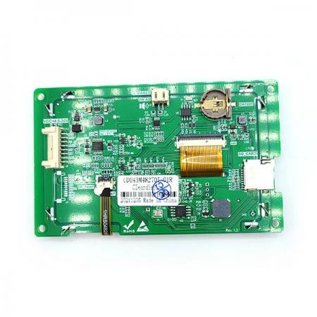 디바이스마트,LED/LCD > LCD COLOR > UART LCD/HMI LCD,클리어디스플레이,4.3인치 CD043M48270T-01R (500cd) UART LCD MODULE,4.3인치 / 해상도 : 480 x 272 / 터치 방식 : Resistive (4Wire) / MCU : 400MHz SOC Processor / Memory : 128Mbit(16MB)