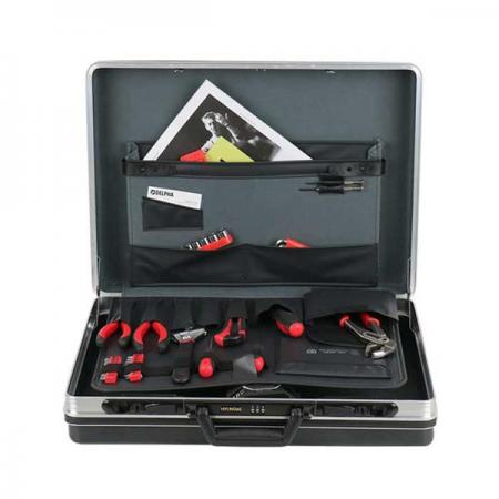 디바이스마트,수공구/전자공구/전동공구 > 전자공구 > 공구가방/공구세트 > 공구가방,RUFIJI,루피지 HD-20(특대) 007 공구가방,규격(mm):530 X 390 X 85+45, 색상:검정, 원산지:대한민국