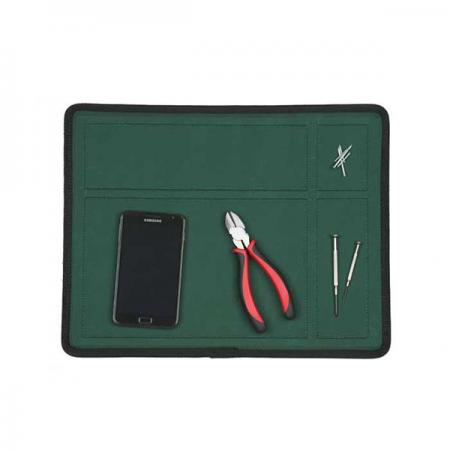 디바이스마트,수공구/전자공구/전동공구 > 전자공구 > 공구가방/공구세트 > 공구가방,RUFIJI,루피지 HD-EB3 수리판,규격(mm):415 X 325 X 7, 색상:그린, 원산지:대한민국