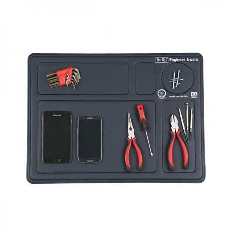 디바이스마트,수공구/전자공구/전동공구 > 전자공구 > 공구가방/공구세트 > 공구가방,RUFIJI,루피지 HD-EB5 수리판,규격(mm):505 X 375 X 8, 색상:네이비, 원산지:대한민국