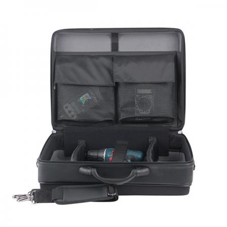 디바이스마트,수공구/전자공구/전동공구 > 전자공구 > 공구가방/공구세트 > 공구가방,RUFIJI,루피지 HD-1975(특대) 공구가방 / 휴대용 공구가방,규격(mm):450 X 350 X 160, 색상:검정, 원산지:대한민국