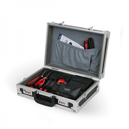 디바이스마트,수공구/전자공구/전동공구 > 전자공구 > 공구가방/공구세트 > 공구가방,RUFIJI,루피지 HD-70(소) 알루미늄 공구가방,규격(가로×세로×폭mm):395 X 270 X 135, 원산지:대한민국