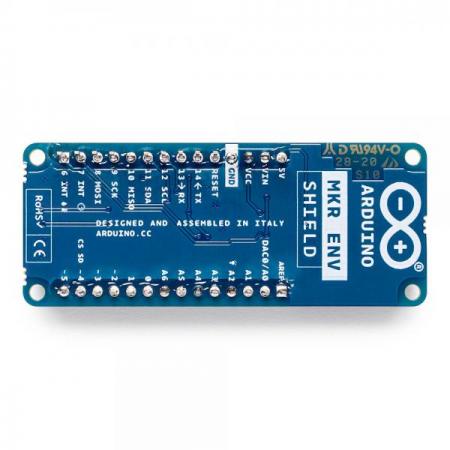 디바이스마트,오픈소스/코딩교육 > 아두이노 > 아두이노 정품 보드/쉴드/키트,아두이노,Arduino MKR ENV Shield Rev.2,ASX00029 / 아두이노 MKR 시리즈를 위한 통합 환경센서 확장보드 Rev.2 / LPS22HB 대기압센서, HTS221 온습도센서, TEMT6000 조도센서 내장 / MicroSD 카드 슬롯 / 3.3V