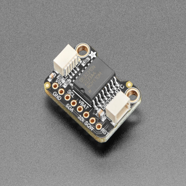 디바이스마트,MCU보드/전자키트 > 버튼/스위치/제어/RTC > RTC/타이머,Adafruit,Adafruit DS3231 Precision RTC - STEMMA QT [ada-5188],DS3231 고정밀  I²C 통합 RTC,TCXO,Crystal 모듈 /  3.3V(Feather/Raspberry Pi) 또는 5V(Arduino/Metro328)와 사용가능