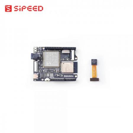 디바이스마트,MCU보드/전자키트 > 인공지능/임베디드/산업용 > 인공지능/머신러닝 > 인공지능 카메라/비젼,SiPEED,K210+ESP32 AIoT 개발보드+0.3MP 카메라 키트 [MAIX Duino CAM-KIT],64비트 듀얼코어 RISC-V 아키텍처 Kendryte K210 코어 M1w 모듈을 탑재한 아두이노 타입 AIoT 개발 보드, 30만 화소의 카메라가 포함된 개발 키트