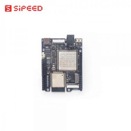 디바이스마트,MCU보드/전자키트 > 인공지능/임베디드/산업용 > 인공지능/머신러닝 > 인공지능 카메라/비젼,SiPEED,K210+ESP32 AIoT 개발보드+0.3MP 카메라 키트 [MAIX Duino CAM-KIT],64비트 듀얼코어 RISC-V 아키텍처 Kendryte K210 코어 M1w 모듈을 탑재한 아두이노 타입 AIoT 개발 보드, 30만 화소의 카메라가 포함된 개발 키트