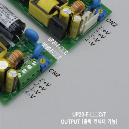 디바이스마트,전원/파워/배터리 > SMPS > Open PCB 타입 > 1채널 (Single),파워캅(Powercop),UP20-F-24T (20W 24V 터미널블록타입),AC-DC 20W SMPS / 출력전압 : 24V / 출력전류 : 0.75A / 입력전압 : AC 90~264V / 변환효율 : 84% / 파워캅 / Open PCB 타입 1채널