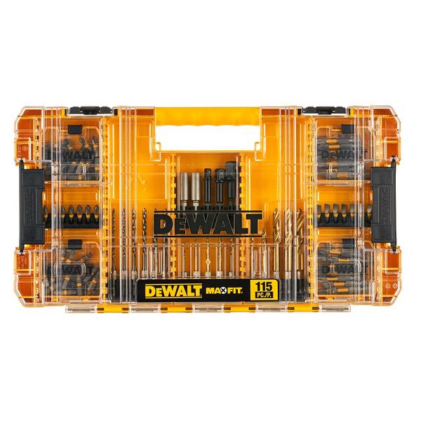 터프케이스 L 사이즈 드릴 & 드라이버 비트 115pcs DWACS115