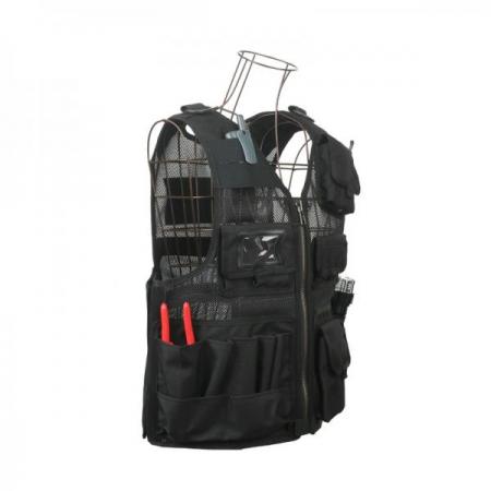 디바이스마트,화학/산업/안전 > 개인보호구 > 작업복,주식회사 델파,델파 공구조끼 DP-T2,사이즈: 소,중,대,특대, 색상:검정, 원산지:한국