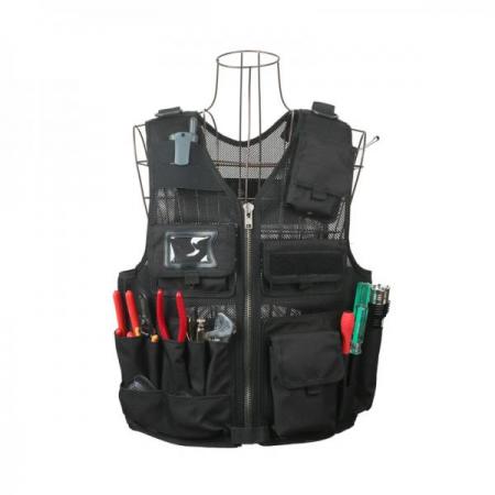 디바이스마트,화학/산업/안전 > 개인보호구 > 작업복,주식회사 델파,델파 공구조끼 DP-T2,사이즈: 소,중,대,특대, 색상:검정, 원산지:한국