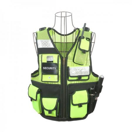 디바이스마트,화학/산업/안전 > 개인보호구 > 작업복,주식회사 델파,델파 다용도조끼 DP-1024,사이즈: 소,중,대,특대 / 무전기 포켓, 채증용 포켓,특수 나일론사, 형광 망사원단