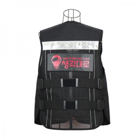 디바이스마트,화학/산업/안전 > 개인보호구 > 작업복,주식회사 델파,델파 배달조끼 DP-Z007,사이즈: 중,대,특대 / 9가지 수납공간, N극자석부착, 스마트폰파우치 부착, 허리사이즈 조절밴드