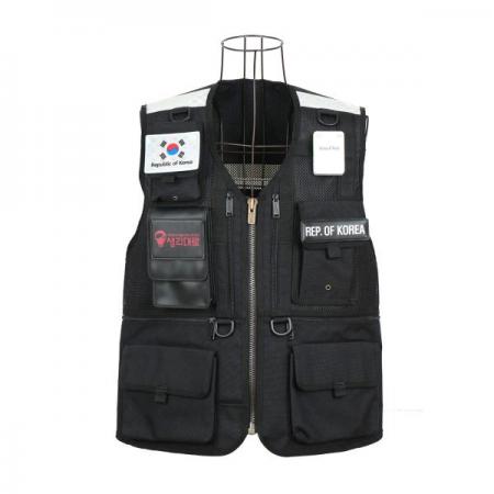 디바이스마트,화학/산업/안전 > 개인보호구 > 작업복,주식회사 델파,델파 배달조끼 DP-Z007,사이즈: 중,대,특대 / 9가지 수납공간, N극자석부착, 스마트폰파우치 부착, 허리사이즈 조절밴드