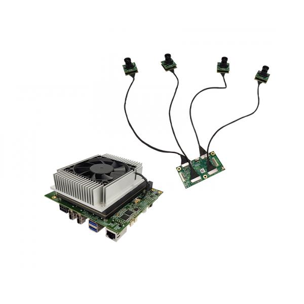 AGX Xavier Carrier board with 2MP IMX290 Quad MIPI Camera 세트
