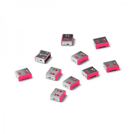 디바이스마트,컴퓨터/모바일/가전 > 노트북ㆍ태블릿 > 도난방지/포트/외장케이스 > 도난방지장치,스마트키퍼,USB포트락 [UL03P1],데이터 유출이나 외부침입(랜섬웨어 등)을 방지하기 위해 입출력 포트 및 대상장비를 물리적으로 통제하는 보안용 USB 포트락 / (포트락10개)-set