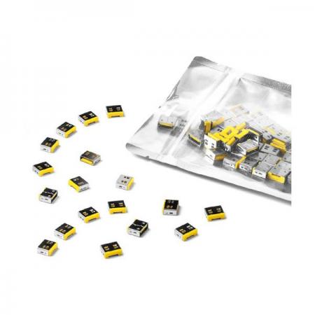 디바이스마트,컴퓨터/모바일/가전 > 노트북ㆍ태블릿 > 도난방지/포트/외장케이스 > 도난방지장치,스마트키퍼,USB포트락 [UL03P2],데이터 유출이나 외부침입(랜섬웨어 등)을 방지하기 위해 입출력 포트 및 대상장비를 물리적으로 통제하는 보안용 USB 포트락 / (포트락100개)-set