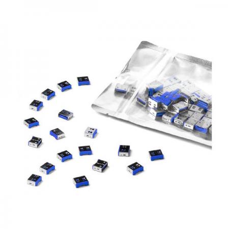 디바이스마트,컴퓨터/모바일/가전 > 노트북ㆍ태블릿 > 도난방지/포트/외장케이스 > 도난방지장치,스마트키퍼,USB포트락 [UL03P2],데이터 유출이나 외부침입(랜섬웨어 등)을 방지하기 위해 입출력 포트 및 대상장비를 물리적으로 통제하는 보안용 USB 포트락 / (포트락100개)-set