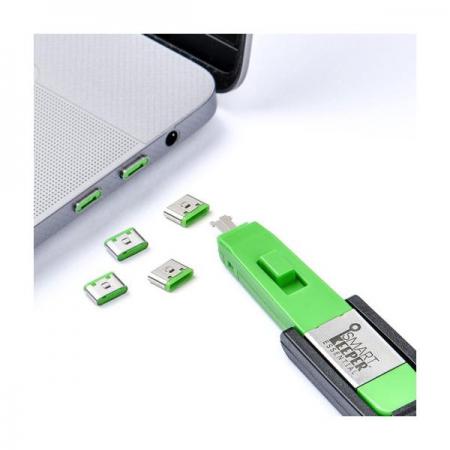 디바이스마트,컴퓨터/모바일/가전 > 노트북ㆍ태블릿 > 도난방지/포트/외장케이스 > 도난방지장치,스마트키퍼,USB-C 포트락 [CL04PK],사용하지 않는 USB-C 포트를 차단하여 비인가 된 포트 접속을 방지하는 포트락 / (락4+미니키1)-Set