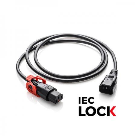 디바이스마트,케이블/전선 > PC/네트워크/통신 케이블 > 전원/파워 케이블,스마트키퍼,전원 케이블락 [PC2589],서버, 컴퓨터, 생산설비 등 장비의 진동이나 우발적 사고로 빠지는 것을 방지하는 전원 연장 케이블