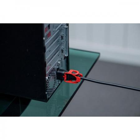 디바이스마트,케이블/전선 > PC/네트워크/통신 케이블 > 전원/파워 케이블,스마트키퍼,전원 케이블락 [PC2589],서버, 컴퓨터, 생산설비 등 장비의 진동이나 우발적 사고로 빠지는 것을 방지하는 전원 연장 케이블