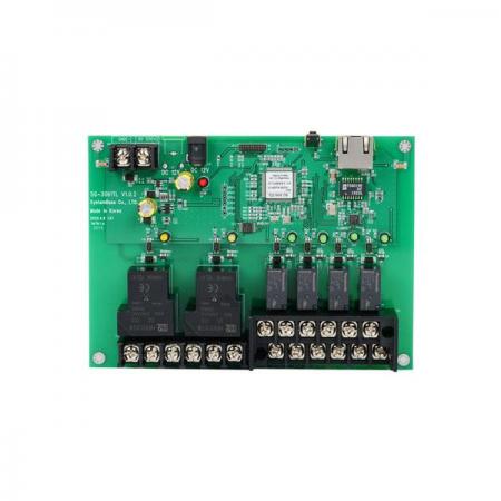 디바이스마트,MCU보드/전자키트 > 통신/네트워크 > 기타 네트워크/통신,시스템베이스,SG-3061TIL,원격전원 제어보드, 6개의 접점 릴레이 포트로 신호전달, 회로 개폐기능