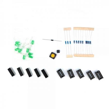 디바이스마트,MCU보드/전자키트 > 교육용키트/로봇 > 교육용키트 > 전기/전자/회로,SZH,전자기기기능사 실습 키트 10진 계수기 [CR-KIT-01],전기기기기능사 10진 계수기 실습에 필요한 각종 부품들을 한번에 모아놓은 키트 제품