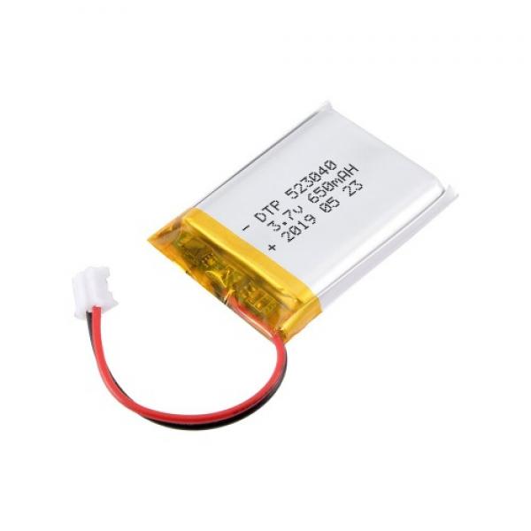 리튬폴리머 배터리 DTP523040 3.7V 650mAh KC인증