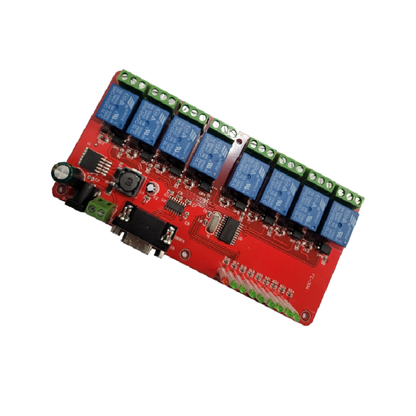 RS232 시리얼 릴레이 8채널 JK-SR-8