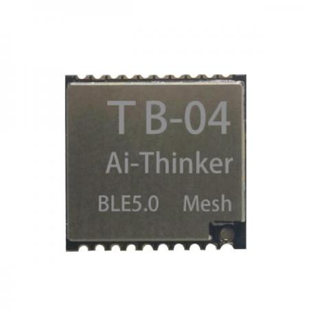 디바이스마트,MCU보드/전자키트 > 통신/네트워크 > 블루투스/BLE,Ai-Thinker,TB-04 저전력 BLE5.0 모듈,BLE5.0 기반 / 칩셋 :  TLSR8253 / 공급 전압 : 2.7~3.6V / 주파수 범위 : 2400~2483.5Mhz / 크기 : 12.2*13.0*2.8(±0.2)mm