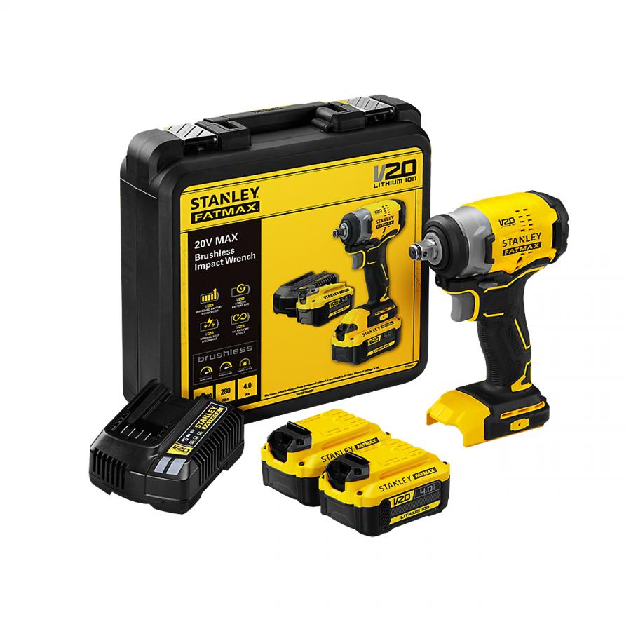 브러쉬리스 임팩렌치 SBW910M2K 배터리2개 (20V/4.0Ah)