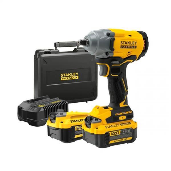 디바이스마트,수공구/전자공구/전동공구 > 전동/엔진공구 > 충전공구 > 충전임팩렌치,스탠리,브러쉬리스 미드토크 임팩렌치 SBW920M2K 배터리2개 (20V/4.0Ah),전압 20V MAX / 무부하회전수 0 - 900 / 1900 rpm / 분당타격수 0 - 3000 bpm / 엔빌사이즈 1/2 인치 / 타입 호그링 / 무게 1.6Kg 본체만 / 최대토크 370Nm / 케이스 플라스틱