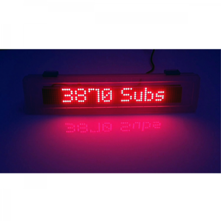 디바이스마트,오픈소스/코딩교육 > 아두이노 > 아두이노 교육용키트,디바이스마트,아두이노(ESP-12E) 구독자 카운터 키트 [SZH-CKT001],아두이노(ESP-12E) / LED 도트 매트릭스를 이용한 유튜브(Youtube) 구독자 카운터 키트 / 현재시간, 요일 등 다양한 정보 제공 / 납땜 불필요 / 매뉴얼 제공