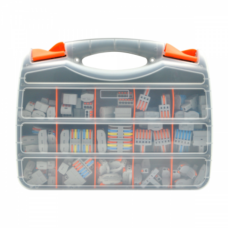 디바이스마트,케이블/전선 > 무탈피/탈피 커넥터 > 탈피 커넥터,(주)칩센,원터치팩 (꽂음형 커넥터 15종),다양한 사이즈와 연결 방식의 꽃음형 & 무탈피 커넥터 구성 / 꽃음형 커넥터 15종 (총 90EA)