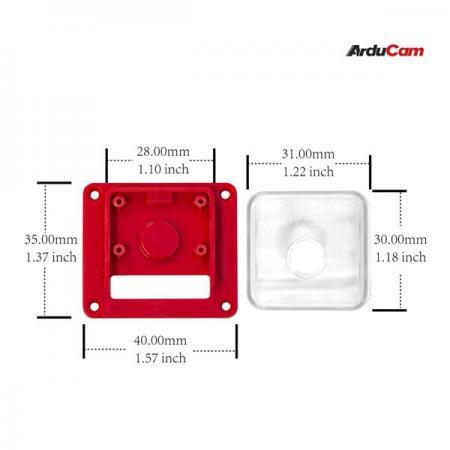 디바이스마트,오픈소스/코딩교육 > 라즈베리파이 > 라즈베리파이 카메라모듈/렌즈,ArduCAM,ABS Housing for IMX519 16MP Autofocus Camera [U6251],Arducam 라즈베리 파이 카메라 케이스 / IMX519 16MP 자동 초점 카메라용 ABS 하우징 / 라즈베리 파이 공식 카메라 V1/V2 및 모든 25*24mm 카메라 보드와 호환 가능